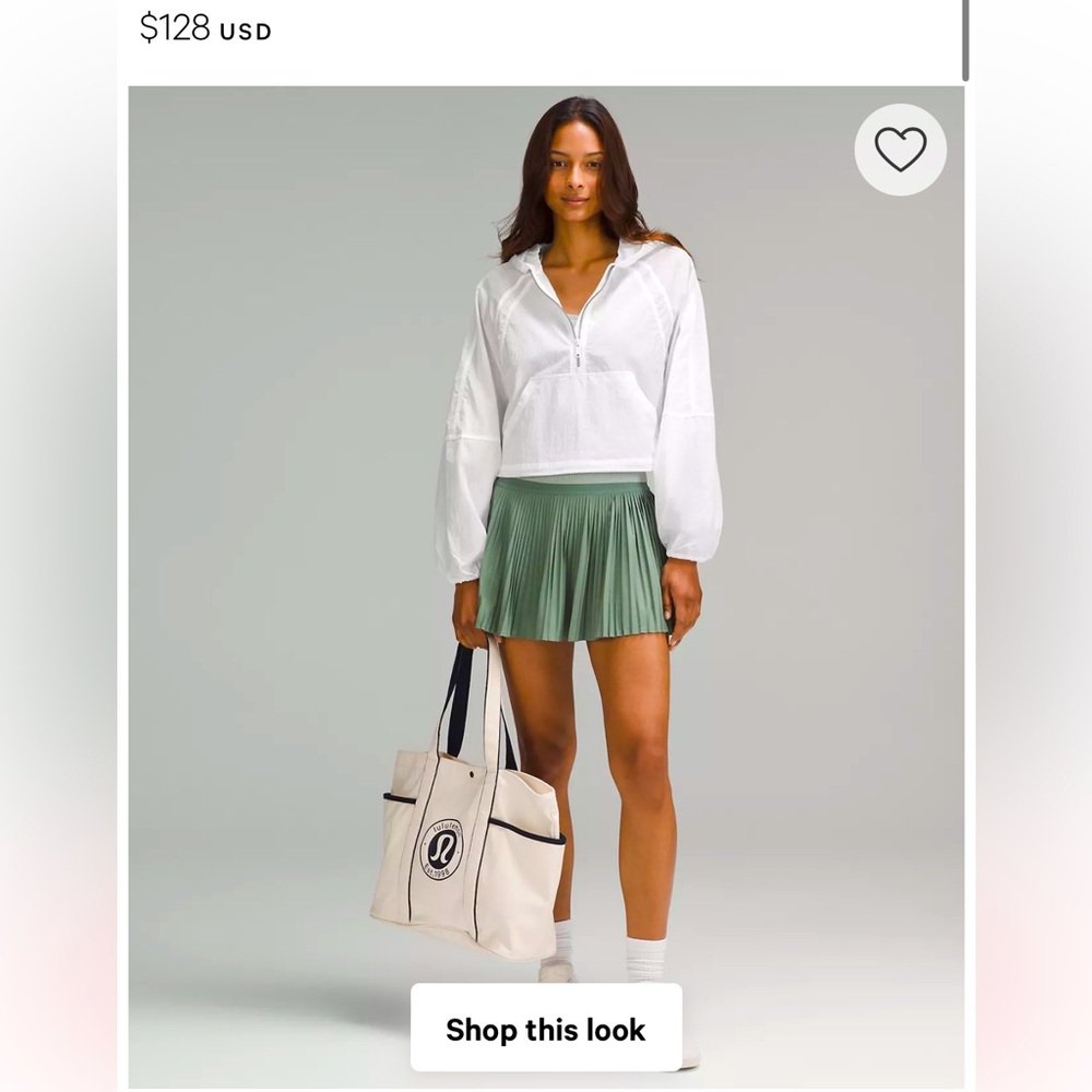 NWT Lululemon Scuba Cropped Anorak
